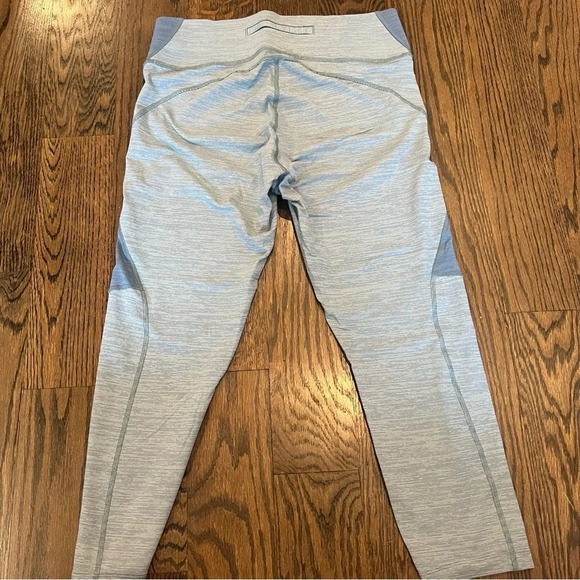 Outdoor Voices Tech Sweat 3/4 Leggings Two Toned Slate Provincial Blue Large - Picture 4 of 4